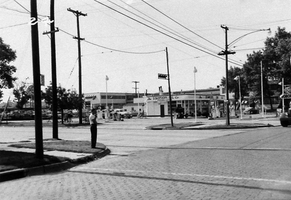 Sohio Service Station, Keowee 1957